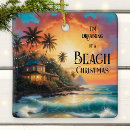 Search for colorful christmas tree decorations Beach