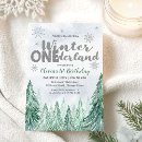 Search for winter forest invitations Snowflakes