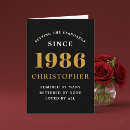 Search for son 40th cards For him