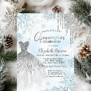 Search for winter wonderland quinceanera invitations Modern