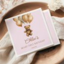 Search for teddy bear napkins Birthday party