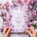 Search for purple baby shower invitations Lavender