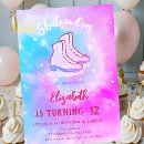 Search for ice skating invitations Colourful