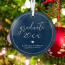 Search for navy blue christmas tree decorations High school