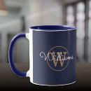 Search for royal blue monogram mugs Modern