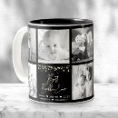 Search for gold heart mugs Photo collage