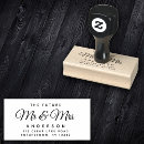 Search for mr and mrs rubber stamps Elegant