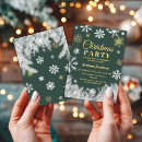 Search for employee christmas invitations Gold glitter