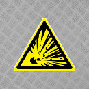 Search for explosion stickers Hazard