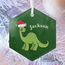 Search for green dinosaur christmas tree decorations Cute