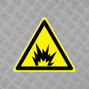 Search for explosive stickers Danger
