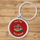 Search for ripe fruit key rings Watermelon