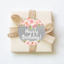 Search for happy birthday seals stickers Rustic