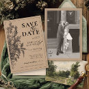 Search for rustic wedding save the dates Vintage