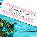 Search for dots and stripes return address labels Pattern