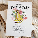 Search for cheetah birthday invitations Party animals