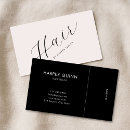 Search for simple front business cards Black