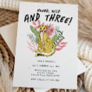 Search for cheetah cat invitations Jungle