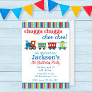 Search for choo choo invitations Colorful