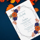 Search for orange rehearsal dinner invitations Terracotta burnt orange