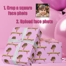 Search for gymnastics wrapping paper Girly