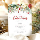 Search for foliage christmas invitations Floral
