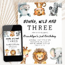 Search for 3 lions invitations Zebra