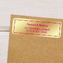 Search for shiny return address labels Elegant