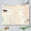 Search for botanical tissue paper Antique