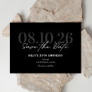 Search for birthday party save the dates Trendy