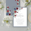 Search for dusty blue and burgundy weddings Botanical greenery