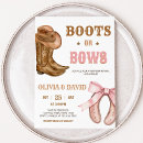 Search for boots or bows invitations Coquette