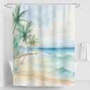 Search for palm tree shower curtains Coastal