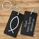 Search for jesus fish key rings Ichthys