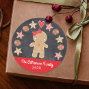 Search for gingerbread cookies stickers Red
