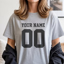 Search for number tshirts Jersey