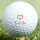 Search for valentine golf balls Red