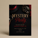 Search for whodunit party invitations Clue