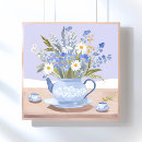 Search for blue teacup posters Watercolor