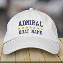 Search for white name hats Nautical
