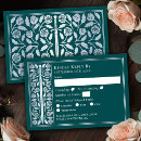 Search for teal and silver invitations Chic