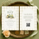 Search for country baby boy shower invitations For her