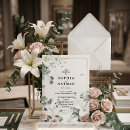 Search for white lily wedding invitations Romantic floral design