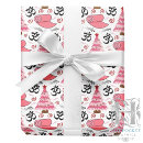 Search for namaste wrapping paper Santa