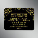 Search for deco rectangular magnets Black and gold