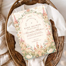 Search for princess baby shower invitations Blush pink floral