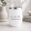 Search for girly water bottles Handwritten script