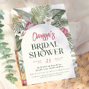 Search for tropical floral bridal shower invitations Boho