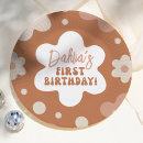 Search for daisy paper plates Groovy one