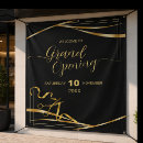 Search for open house banners Black and gold